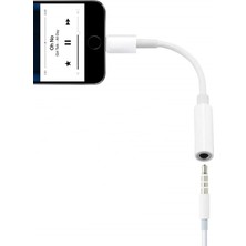 Velliw Lightning To Aux Çevirici Kablo Apple Iphone 7 8 x 11 12 13 Uyumlu 3.5mm Aux Adaptör