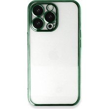 FitCase iPhone 14 Pro Max Kılıf Razer Lens Çerçeveli Silikon Kapak