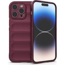 FitCase iPhone 14 Pro Max Kılıf Optimum Lens Çerçeveli Silikon Kapak