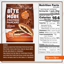 Bite & More Protein Pancake 50 Gr. x 12 Adet - Chocolate