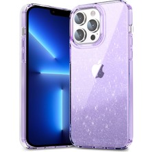 Xstep Case iPhone 13 Pro Max 6.7 Pc+Tpu Glitter Powder Clear Imd Cep Telefonu Telefon Kılıfı (Yurt Dışından)