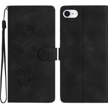 Xstep Case iPhone 6 / 6s / 7/8 / Se / Se / Se (2020) / Se (2022) Çiçek Pu Deri Cüzdan Standı ile Telefon Kılıfı (Yurt Dışından)