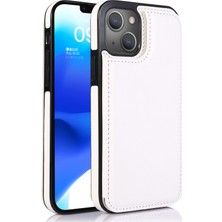 Xstep Case iPhone 14 Için Pu Deri Kaplamalı Tpu Çılgın At Doku Kartı Tutucu Telefon Kılıfı (Yurt Dışından)