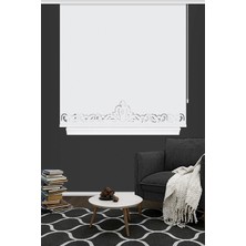 Koza Stor Lazer Kesim Stor Perde, Beyaz, Alüminyum Sistem 511L303 90 x 200 cm