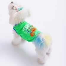 Pawstar Green Crab Kedi ve Küçük Köpek T-Shirtü (Çok Küçük Kalıplıdır.1-10 kg Arasına Uygun)