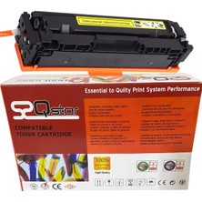 QSTAR HP 203X CF542X YL SARI YÜKSEK KAPASİTELİ Muadil TONER