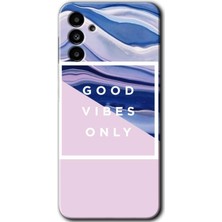 Gramaphone Galaxy A13 5g Kılıf Hd Desen Baskılı Arka Kapak + Kırılmaz Cam - Good Vibes