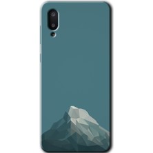Gramaphone Galaxy A02 Kılıf Hd Desen Baskılı Arka Kapak + Kırılmaz Cam - Alone Mountain