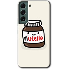Gramaphone Galaxy S22 Kılıf Hd Desen Baskılı Arka Kapak - Nutella Aşkım