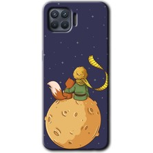 Gramaphone Oppo Reno 4 Lite Kılıf Hd Desen Baskılı Arka Kapak + Esnek Nano Cam - Küçük Prens