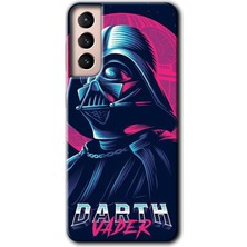 Gramaphone Galaxy S21 Kılıf Hd Desen Baskılı Arka Kapak + Kırılmaz Cam - Darth Vader