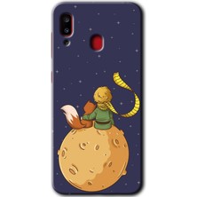 Gramaphone Galaxy A30 Kılıf Hd Desen Baskılı Arka Kapak + Kırılmaz Cam - Küçük Prens