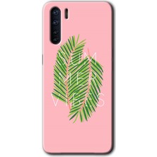 Gramaphone Oppo A91 Kılıf Hd Desen Baskılı Arka Kapak + Esnek Nano Cam - Summer Vibes