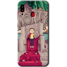 Gramaphone Galaxy A30 Kılıf Hd Desen Baskılı Arka Kapak + Kırılmaz Cam - Morty
