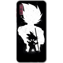 Gramaphone Galaxy A7 2018 Kılıf Hd Desen Baskılı Arka Kapak + Kırılmaz Cam - Anime