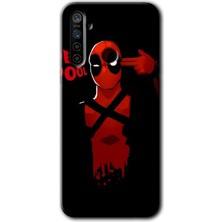 Realme 5i Kılıf Hd Desen Baskılı Arka Kapak - Deadpool 4