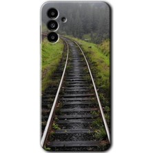 Galaxy A13 5g Kılıf Hd Desen Baskılı Arka Kapak + Kırılmaz Cam - Tren Yolu