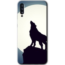 Galaxy A70S Kılıf Hd Desen Baskılı Arka Kapak + Kırılmaz Cam - Dolunay Bozkurt