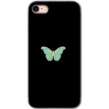 Gramaphone iPhone 8 Kılıf Hd Desen Baskılı Arka Kapak - Butterfly Tree