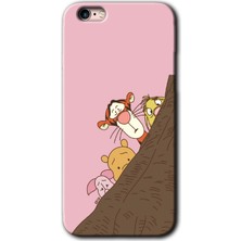 Gramaphone iPhone 6s Kılıf Hd Desen Baskılı Arka Kapak + Kırılmaz Cam - Winnie The Pooh