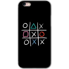 Gramaphone iPhone 6s Kılıf Hd Desen Baskılı Arka Kapak + Kırılmaz Cam - Sauce