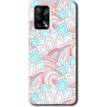 Gramaphone Oppo A74 Kılıf Hd Desen Baskılı Arka Kapak + Esnek Nano Cam - Çin Mandala 1