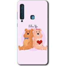 Gramaphone Galaxy A9 2018 Kılıf Hd Desen Baskılı Arka Kapak + Esnek Nano Cam - Sevgili Ayıcık