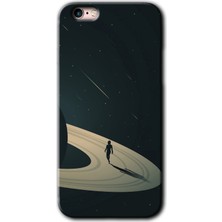 iPhone 6s Kılıf Hd Desen Baskılı Arka Kapak + Kırılmaz Cam - Space Planet