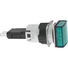 Schneider Electric XB6CV3BB, 12...24V Entegre Led'li Kare Yeşil Eksiksiz Pilot Işığı Ø16