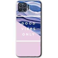 Gramaphone Oppo Reno 4 Lite Kılıf Hd Desen Baskılı Arka Kapak + Esnek Nano Cam - Good Vibes