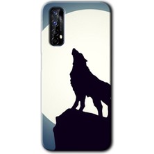 Realme 7 Kılıf Hd Desen Baskılı Arka Kapak + Kırılmaz Cam - Dolunay Bozkurt