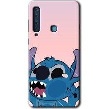Gramaphone Galaxy A9 2018 Kılıf Hd Desen Baskılı Arka Kapak + Kırılmaz Cam - Stitch