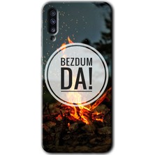 Galaxy A30S Kılıf Hd Desen Baskılı Arka Kapak + Kırılmaz Cam - Bezdum Da