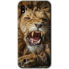 Gramaphone Galaxy A10 Kılıf Hd Desen Baskılı Arka Kapak + Kırılmaz Cam - Lion King