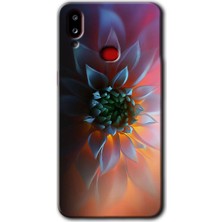 Gramaphone Galaxy A10S Kılıf Hd Desen Baskılı Arka Kapak + Kırılmaz Cam - Çiçek Motif