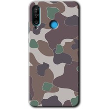 Gramaphone Huawei P30 Lite Kılıf Hd Desen Baskılı Arka Kapak - Kamuflaj 11
