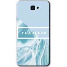 Gramaphone Galaxy J7 Prime 2 Kılıf Hd Desen Baskılı Arka Kapak + Kırılmaz Cam - Fearless
