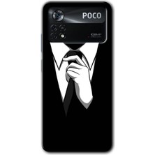 Poco X4 Pro Kılıf Hd Desen Baskılı Arka Kapak + Kırılmaz Cam - Smokin