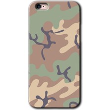Gramaphone iPhone 6s Plus Kılıf Hd Desen Baskılı Arka Kapak + Kırılmaz Cam - Kamuflaj 29