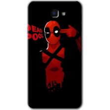 Galaxy J7 Prime 2 Kılıf Hd Desen Baskılı Arka Kapak + Kırılmaz Cam - Deadpool 4
