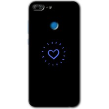 Gramaphone Honor 9 Lite Kılıf Hd Desen Baskılı Arka Kapak + Esnek Nano Cam - Heart Strokes