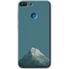 Gramaphone Honor 9 Lite Kılıf Hd Desen Baskılı Arka Kapak + Kırılmaz Cam - Alone Mountain
