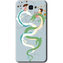 Gramaphone Galaxy J7 Prime 2 Kılıf Hd Desen Baskılı Arka Kapak + Kırılmaz Cam - Snake Friendship