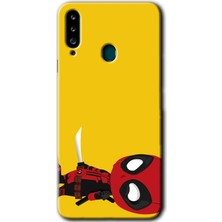 Gramaphone Galaxy A20S Kılıf Hd Desen Baskılı Arka Kapak + Esnek Nano Cam - Deadpool 6