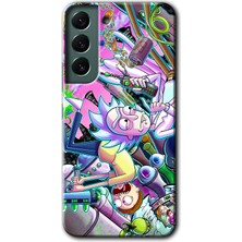 Galaxy S22 Plus Kılıf Hd Desen Baskılı Arka Kapak - Graffiti Çizgi Film