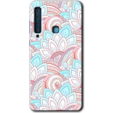 Gramaphone Galaxy A9 2018 Kılıf Hd Desen Baskılı Arka Kapak + Kırılmaz Cam - Çin Mandala 1