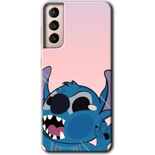 Gramaphone Galaxy S21 Plus Kılıf Hd Desen Baskılı Arka Kapak - Stitch