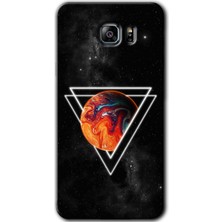 Gramaphone Galaxy Note 5 Kılıf Hd Desen Baskılı Arka Kapak + Esnek Nano Cam - Kızıl Gezegen