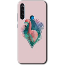 Gramaphone Redmi Note 8 Kılıf Hd Desen Baskılı Arka Kapak - Flamingo