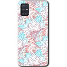 Galaxy A51 Kılıf Hd Desen Baskılı Arka Kapak + Kırılmaz Cam - Çin Mandala 1